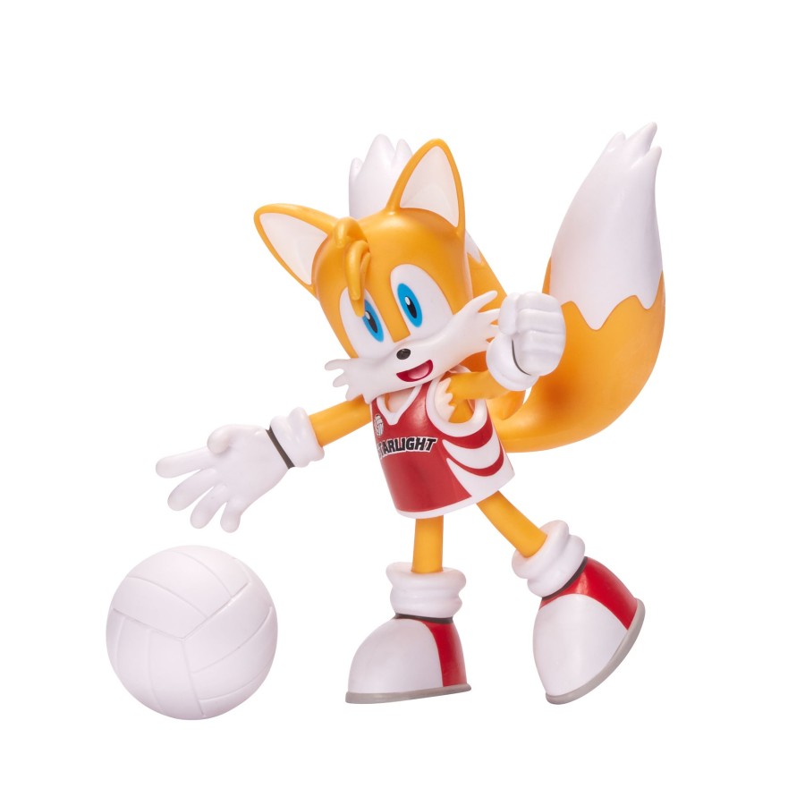 Sonic™ the Hedgehog Toy Figures | Tails With Volleyball 4-Inch Figure